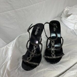 Fredericks of Hollywood Stiletto Rhinestone Heels